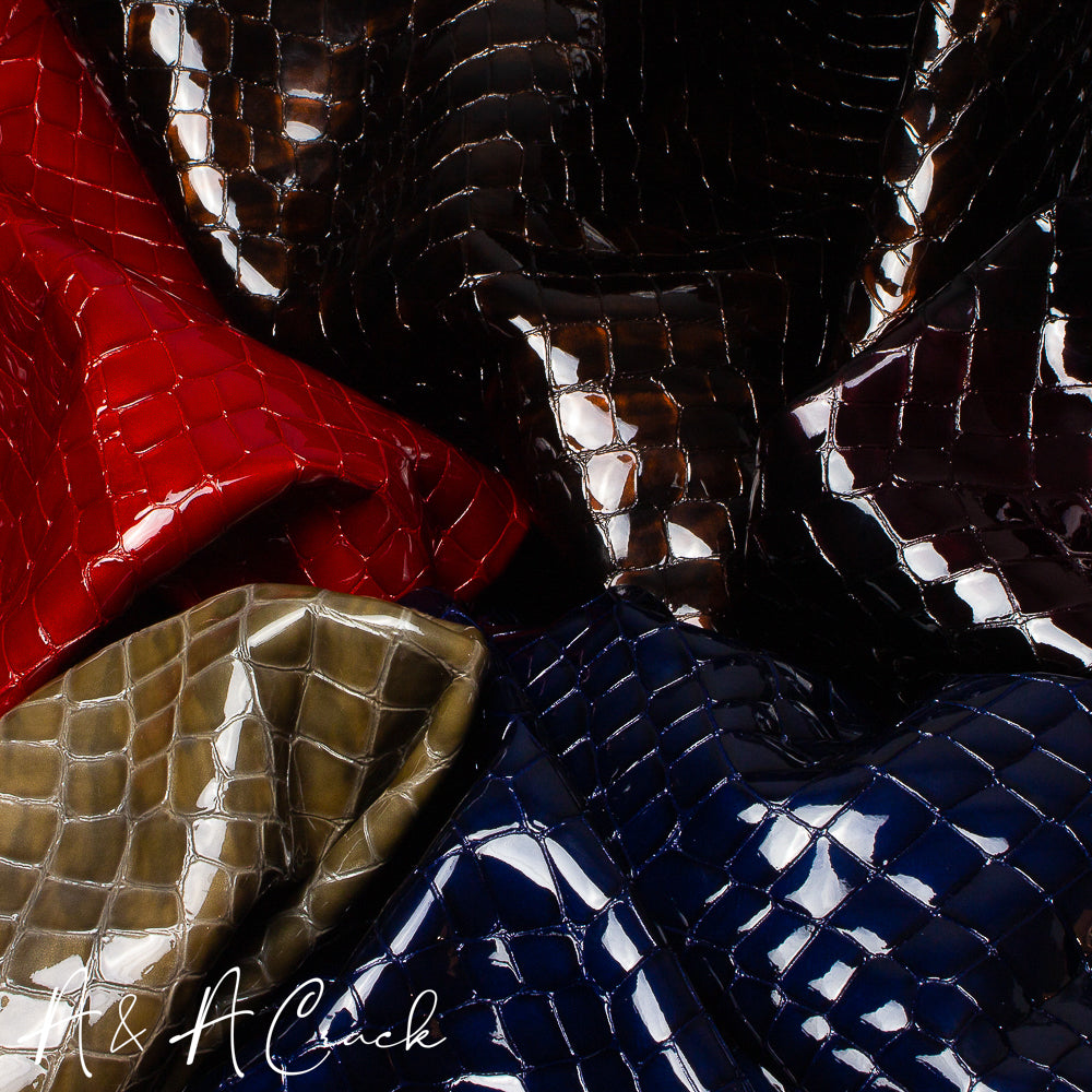 Mock Croc Patent Leather – A & A Crack & Sons