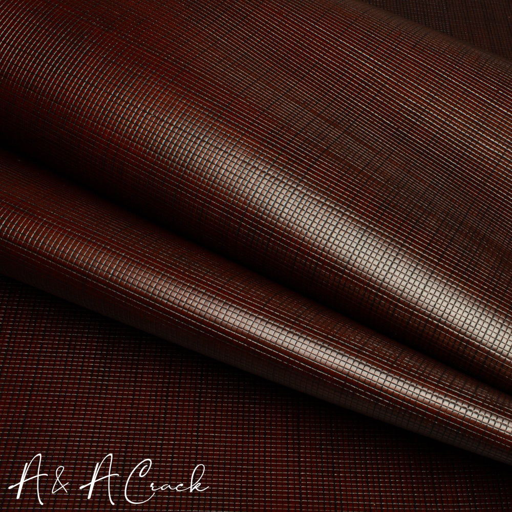 VEG TAN GRID - MAHOGANY - 1.6/1.8mm