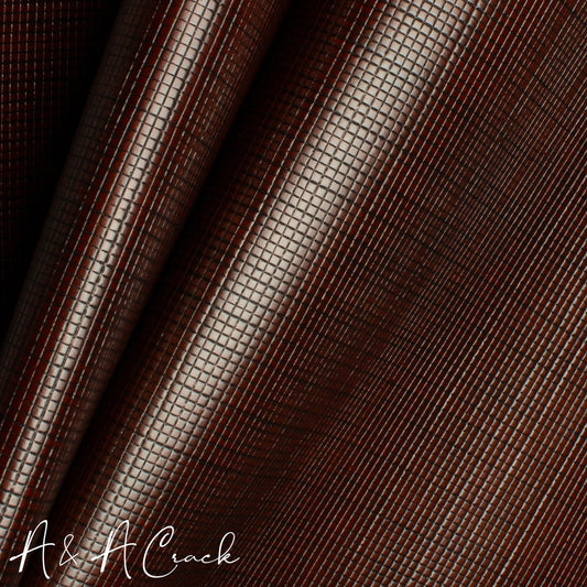 VEG TAN GRID - MAHOGANY - 1.6/1.8mm