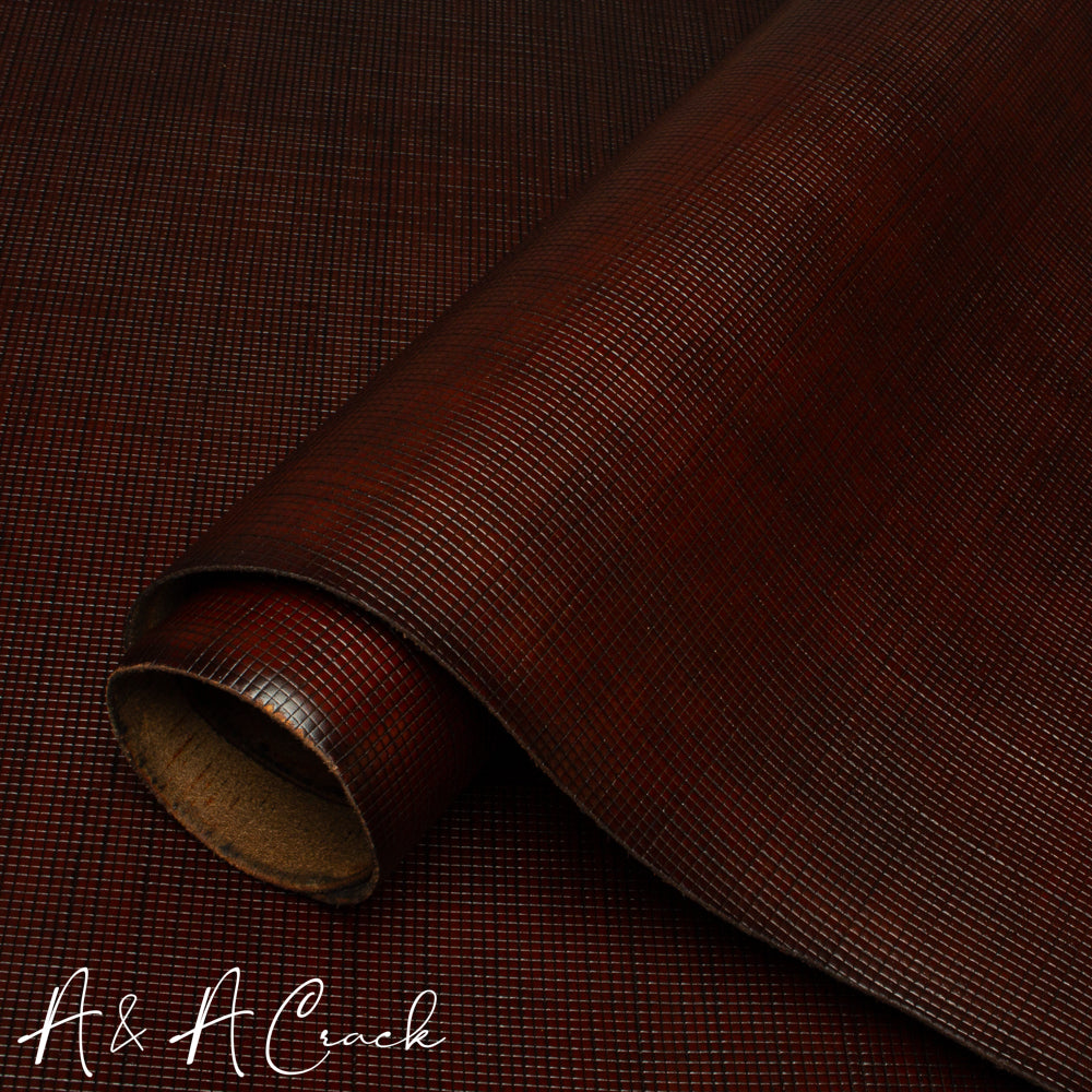 VEG TAN GRID - MAHOGANY - 1.6/1.8mm