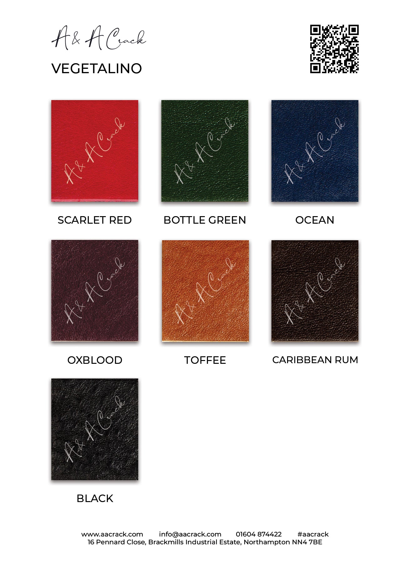 VEGETALINO - COLOUR CARD