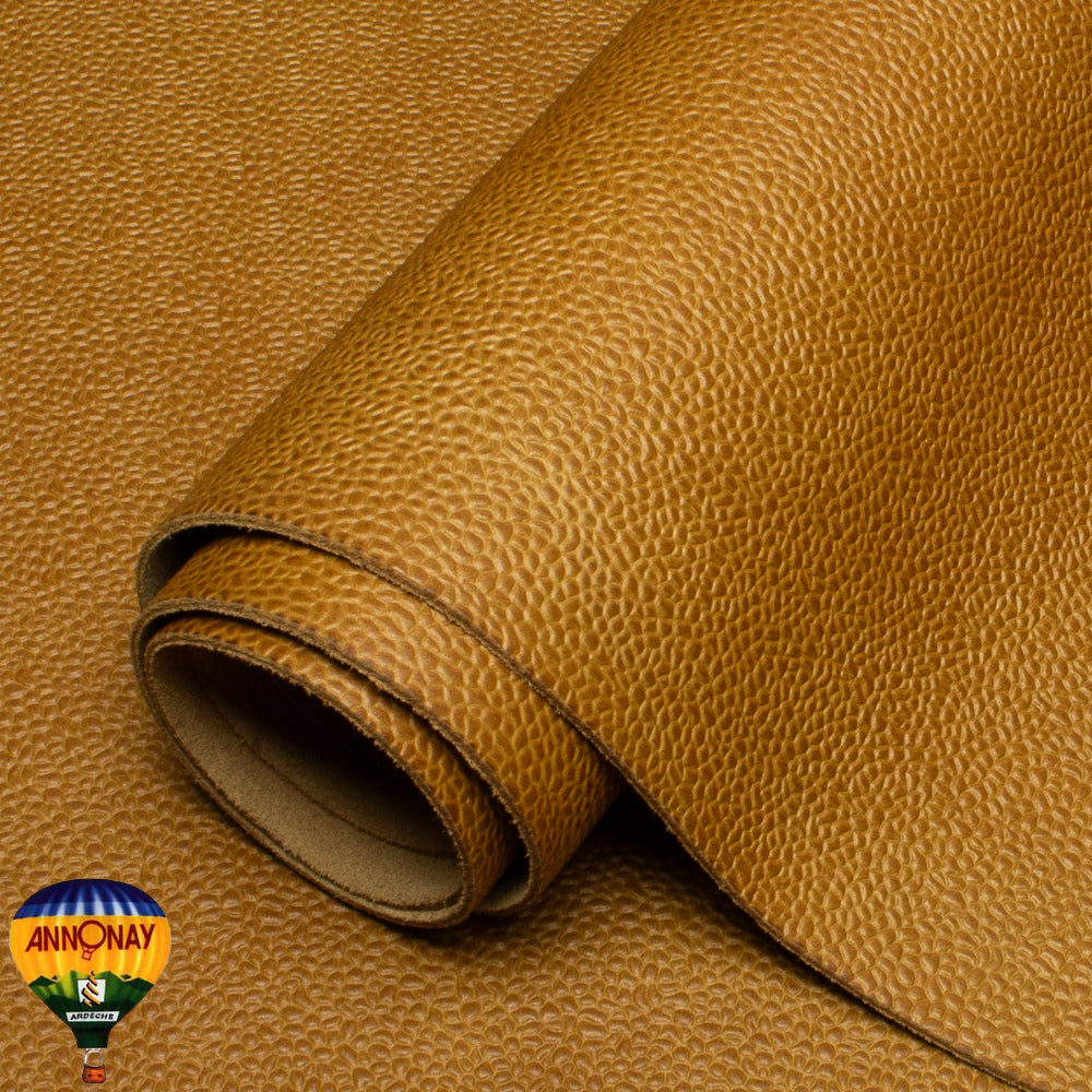 CTHY アノネイLUXURY MATERIAL by Annonay ANNONAY RUSTICALF HIGHLAND GRAIN - ALMOND - 1.4/1.6mm – A & A