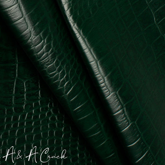 BABYCALF CROCCO - BOTTLE GREEN - 1.0/1.2mm