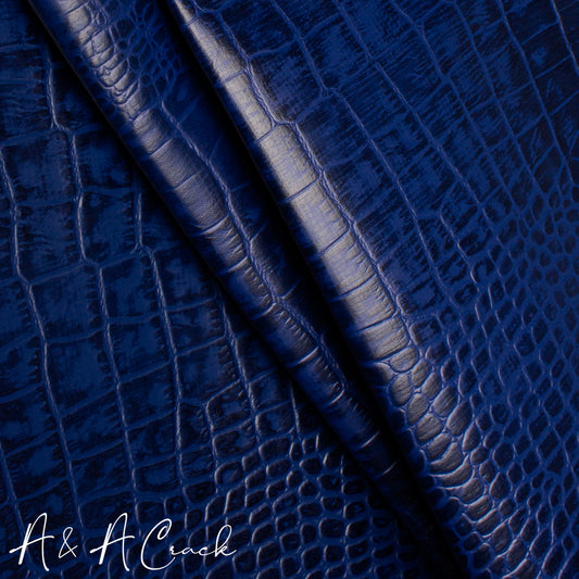 BABYCALF CROCCO - SAPPHIRE - 1.0/1.2mm