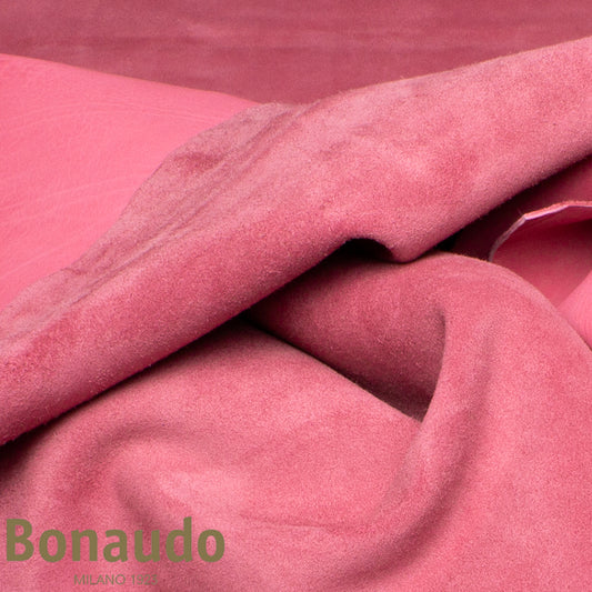 BONAUDO REVERSE SUEDE BABYCALF - PINK - 0.8/1.0mm