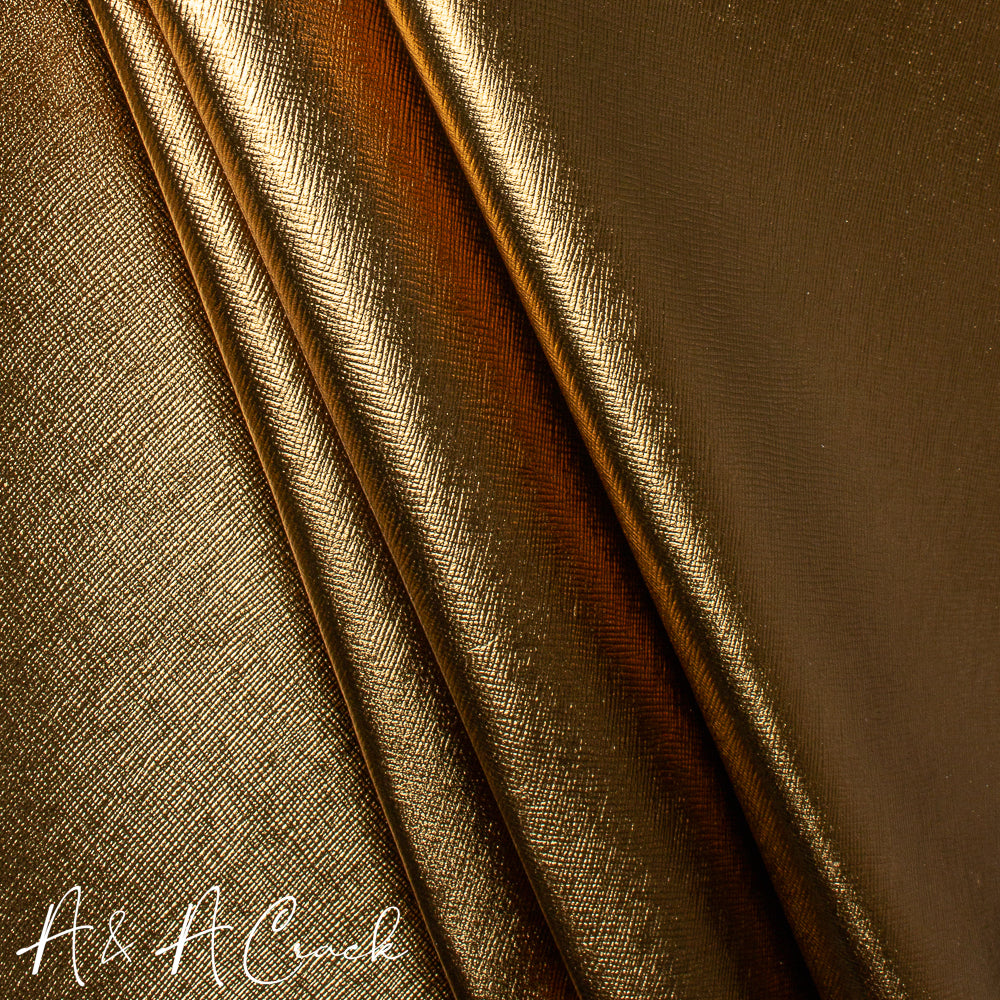 GLACE KID SAFFIANO - FOIL BRONZE - 0.7/0.9mm
