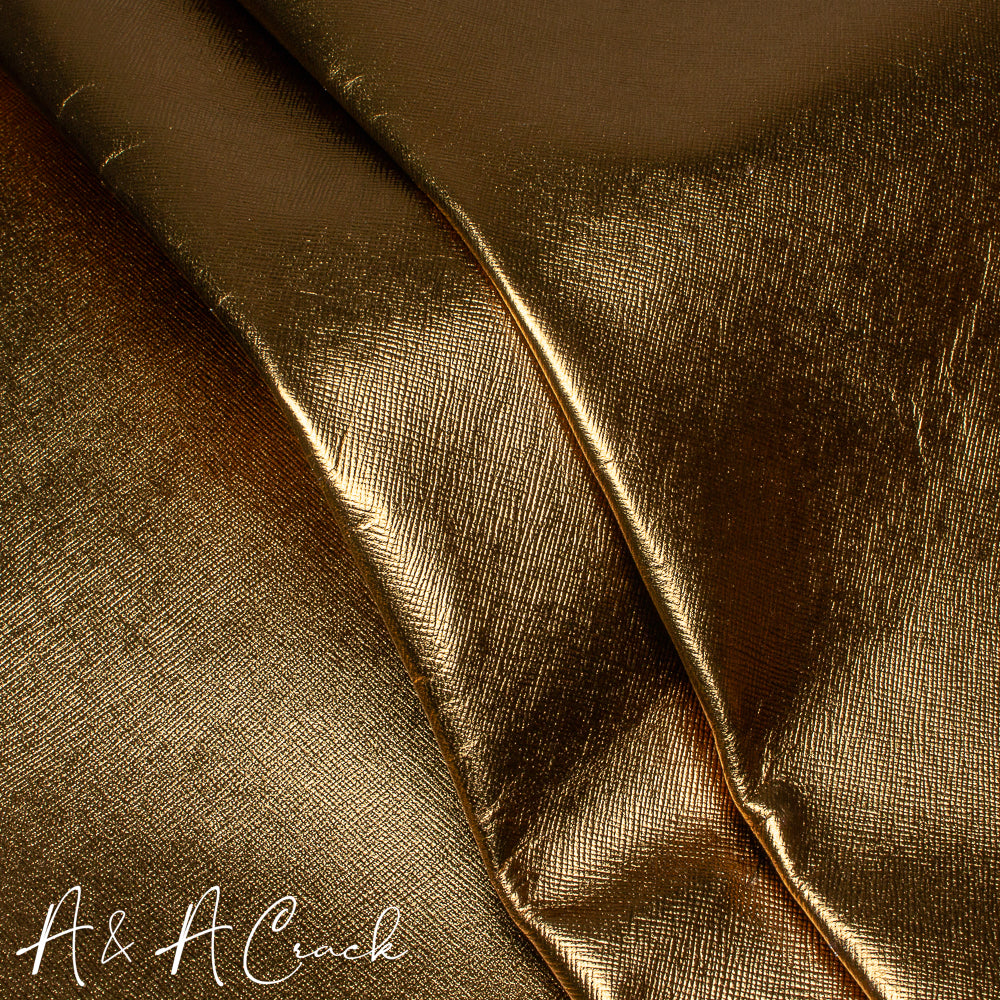GLACE KID SAFFIANO - FOIL BRONZE - 0.7/0.9mm