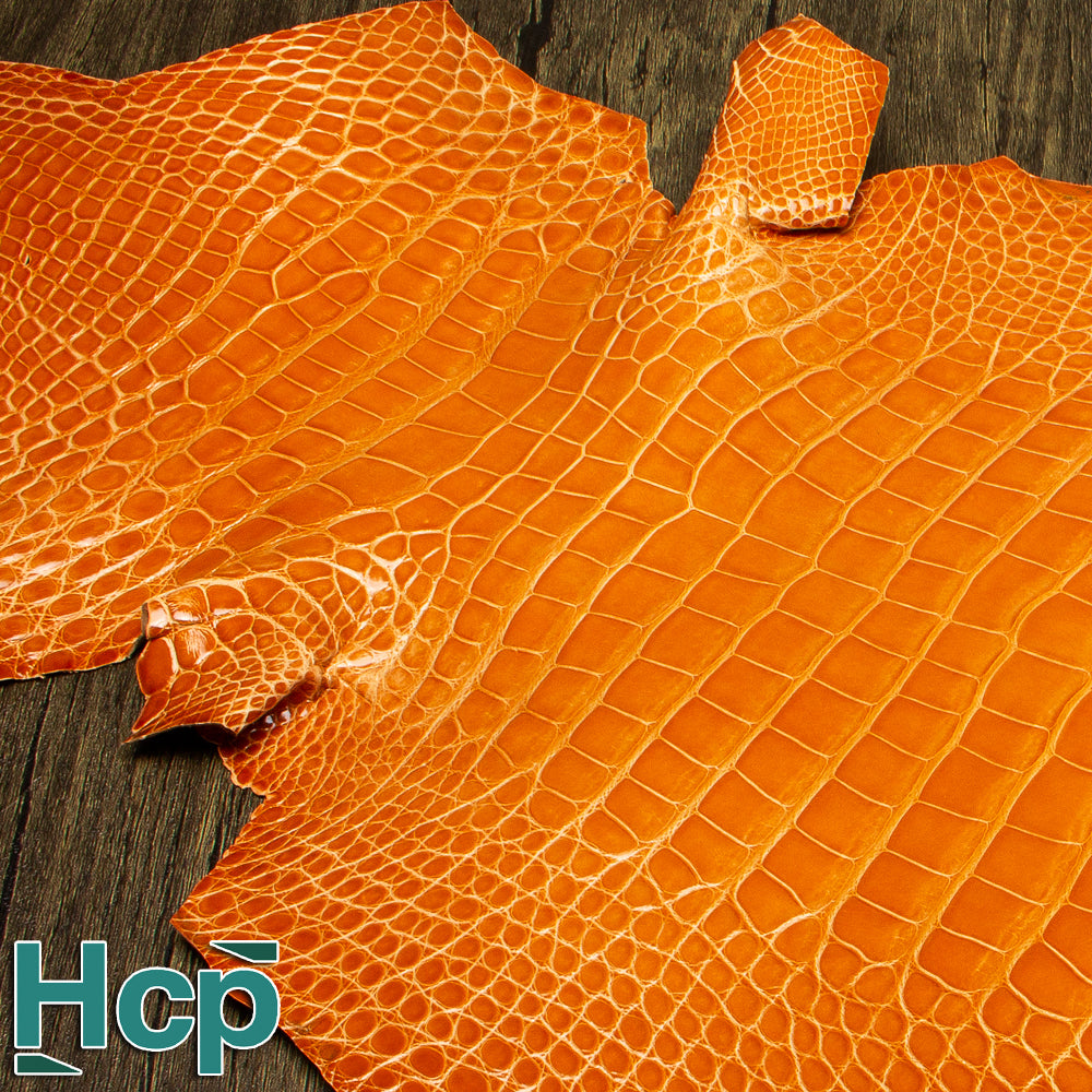 HCP GLAZED ALLIGATOR JAUNE 1A02 A A Crack Sons