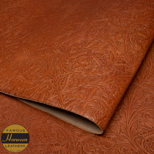 HORWEEN DUBLIN WESTERN FLORAL - ENGLISH TAN - 2.0/2.2mm