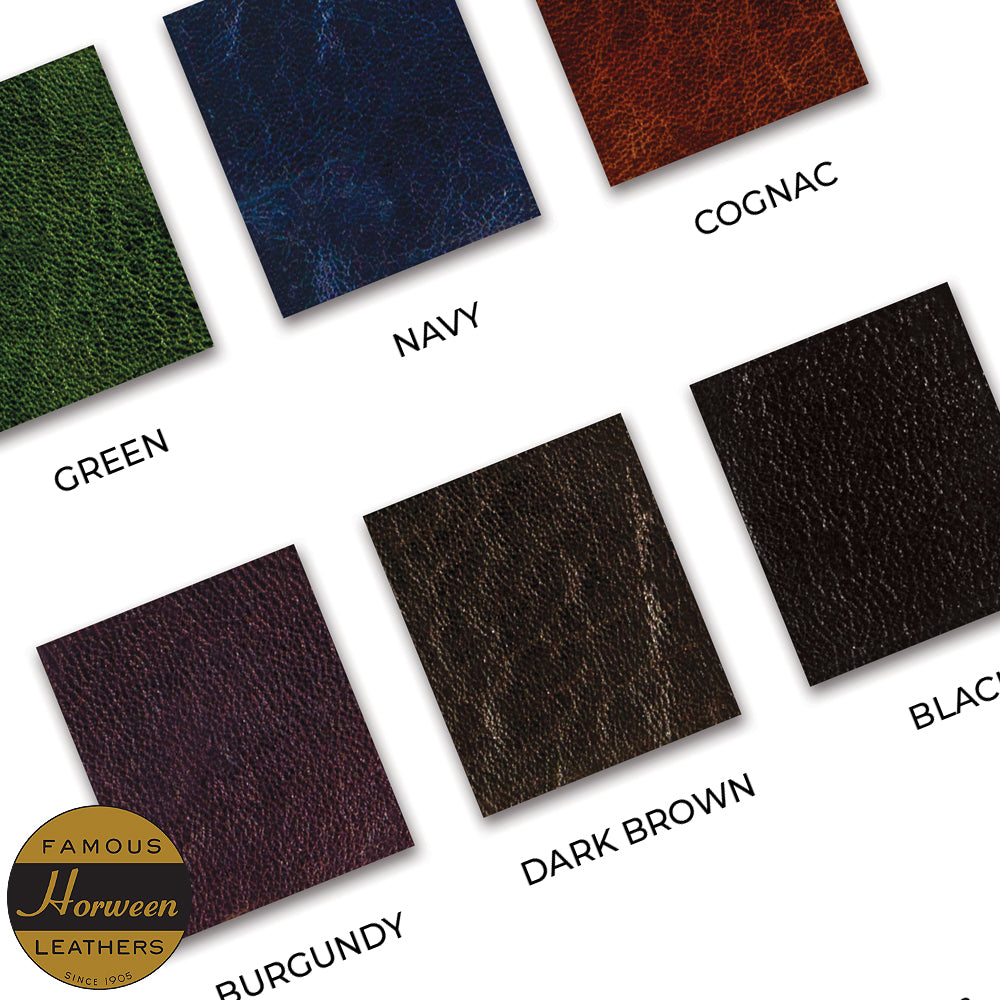 COGNAC HORWEEN ASPEN HORSE (DHF) MEDIUM BROWN LEATHER - 2.0/2.2mm