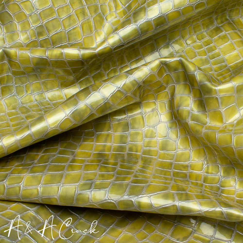 MOCK CROC PATENT - LIMONCELLO - 1.0/1.2mm