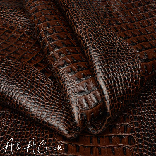 POROSUS WORN MOCK CROC - COCONUT SHELL - 1.2/1.4mm