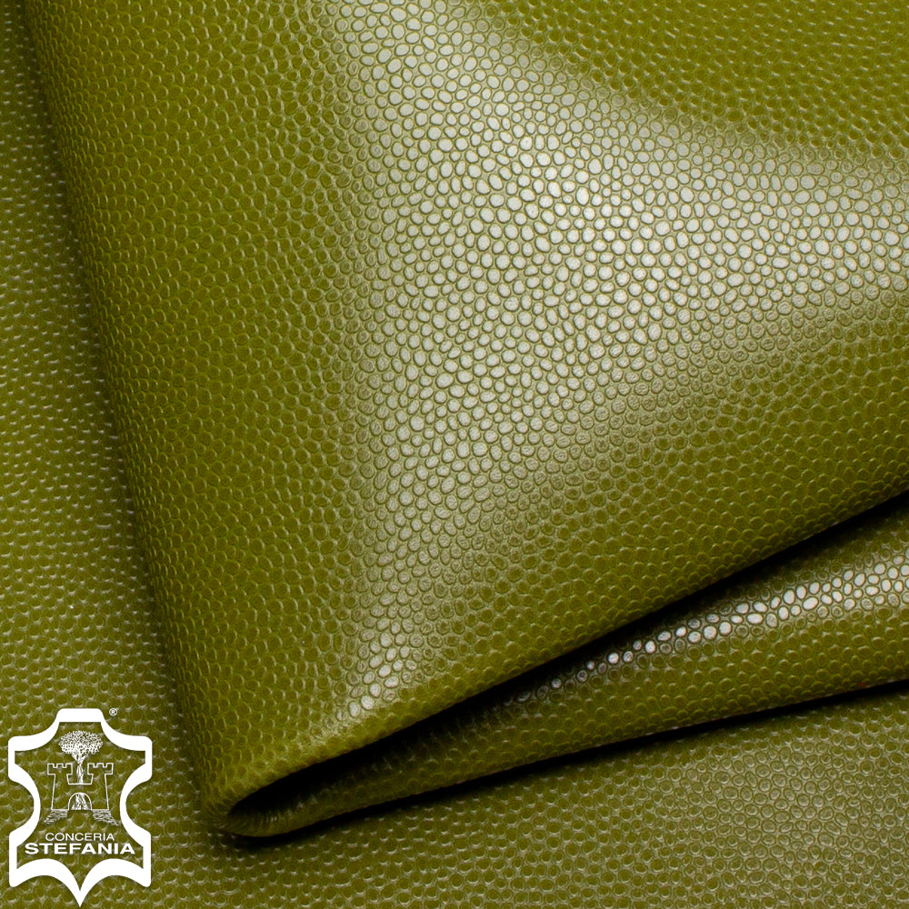 STEFANIA CAVIAR BABYCALF - KIWI - 0.8/1.0mm