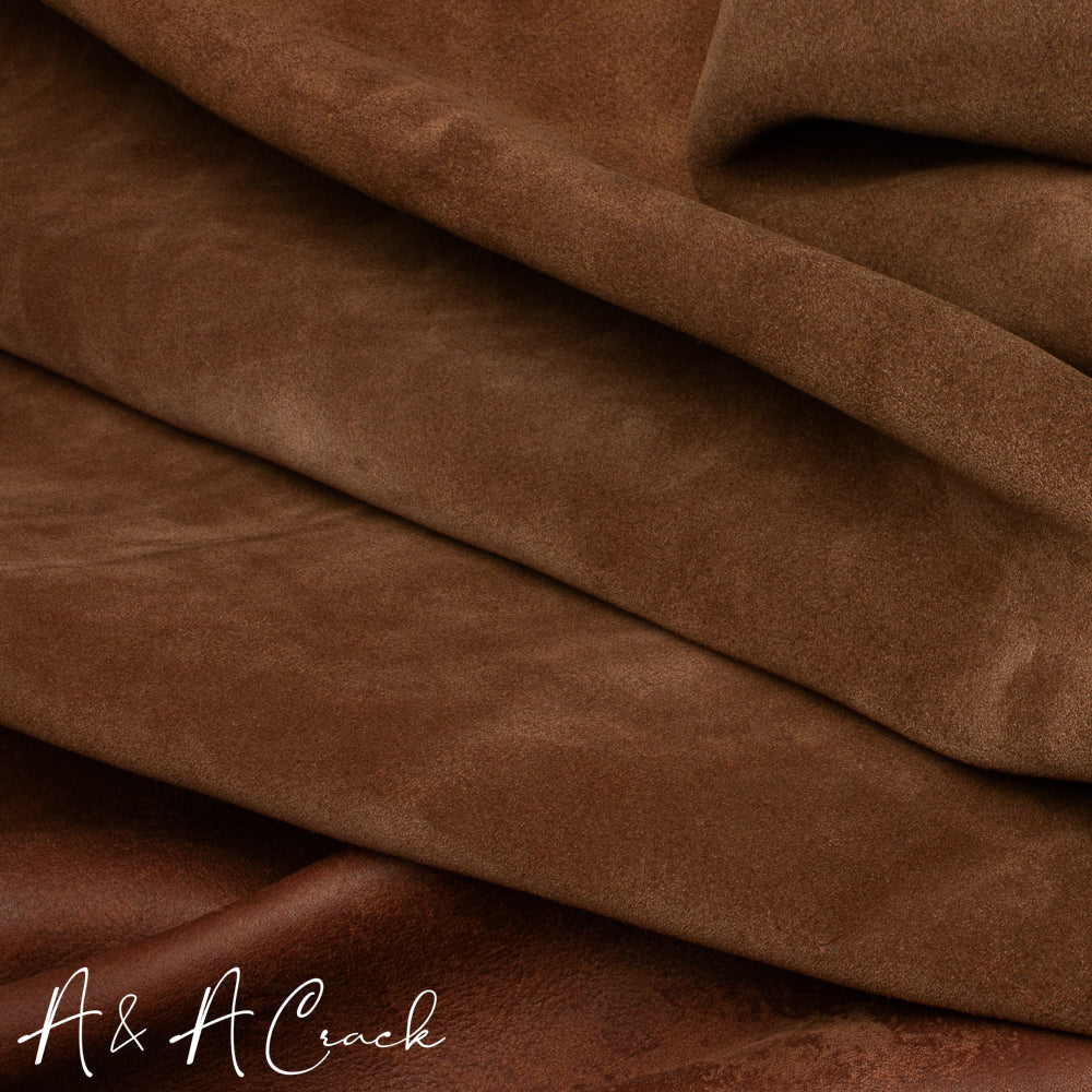 SUEDE REVERSE BULLS - TOBACCO - 2.0/2.2mm