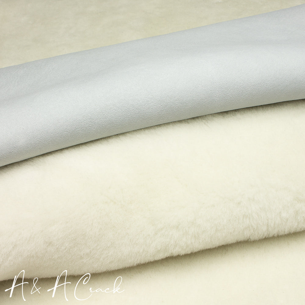 LAMBSWOOL SHEARLING - WHITE - 1/4 Inch
