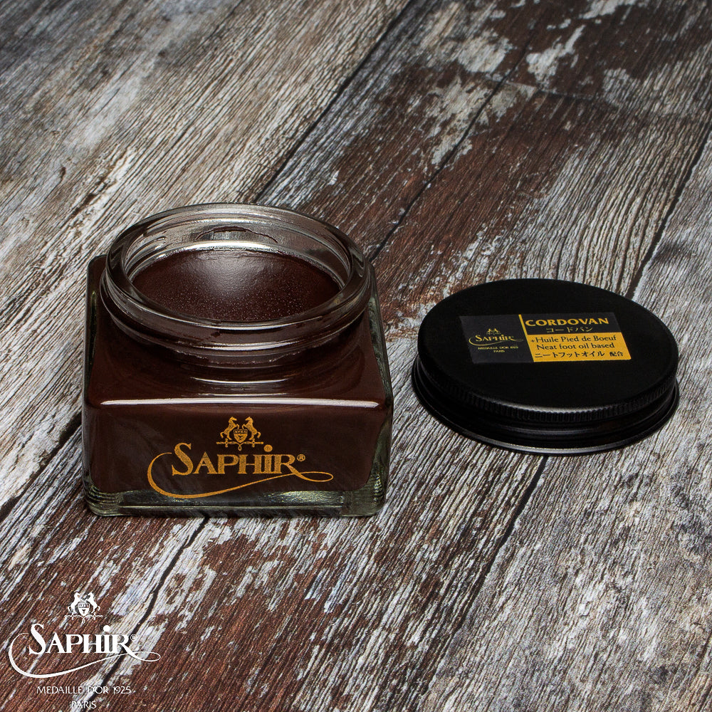 SAPHIR MEDAILLE D'OR CORDOVAN CREAM - DARK BROWN - 75ml