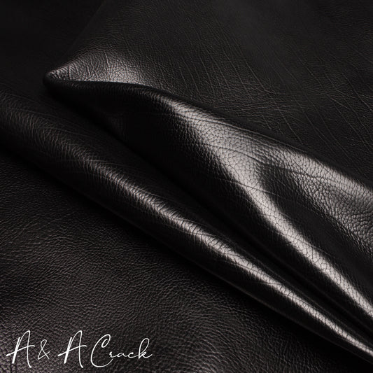 ANILINE SHRUNKEN BABYCALF - BLACK - 1.0/1.2mm