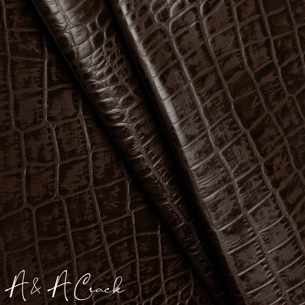 BABYCALF CROCCO - CHOCOLATE - 1.0/1.2mm