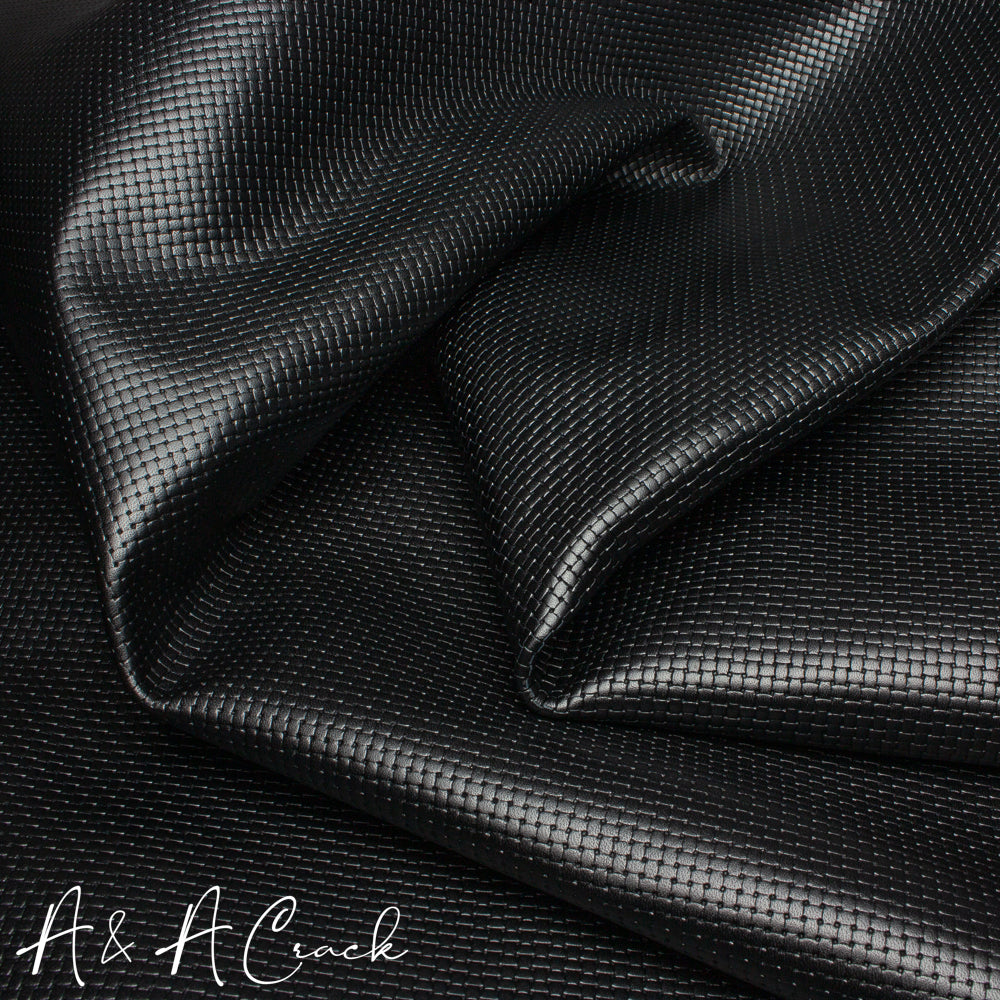 BASKETWEAVE SIDES - BLACK - 1.4/1.6mm
