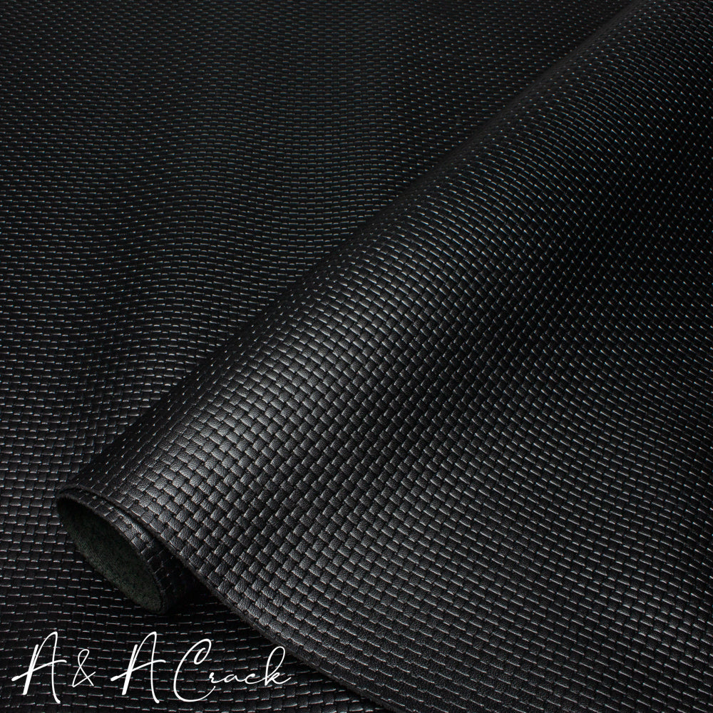 BASKETWEAVE SIDES - BLACK - 1.4/1.6mm
