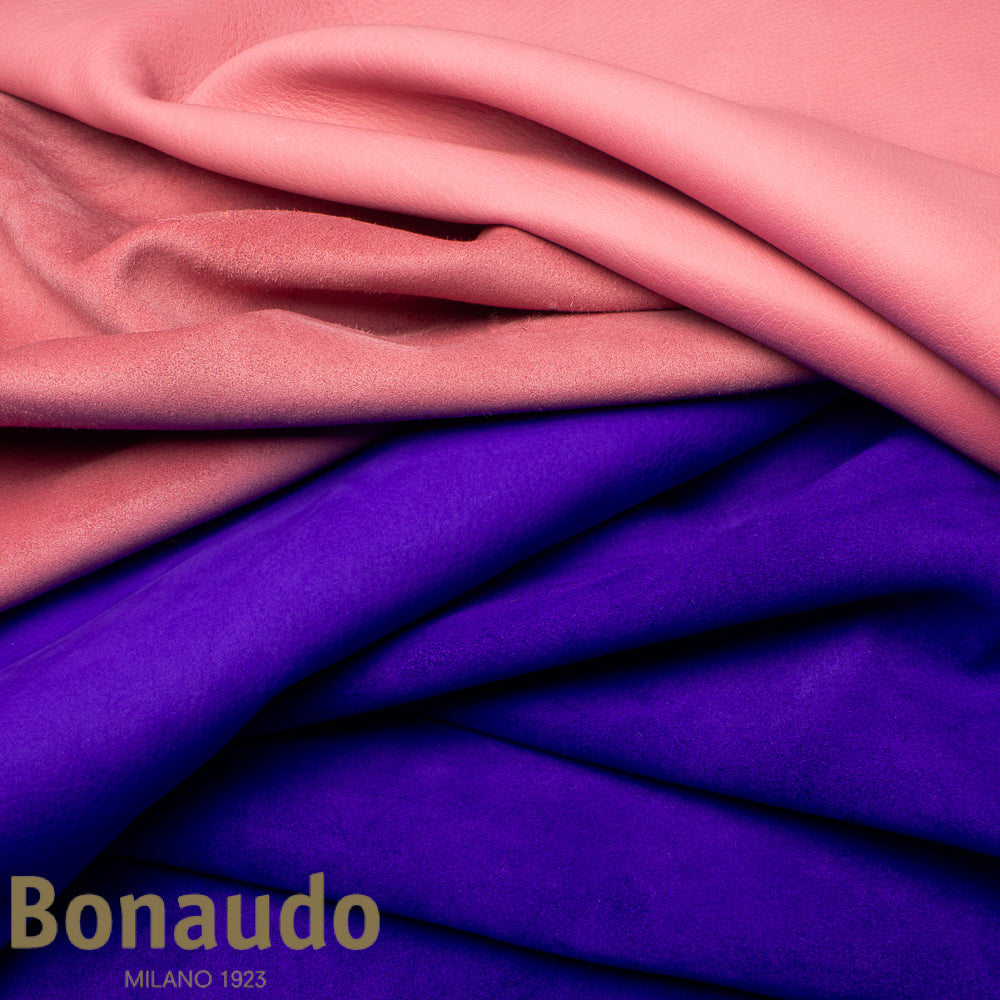 BONUADO REVERSE SUEDE BABYCALF - PINK - 0.8/1.0mm