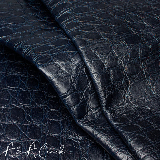 CIRCLE CROC BABYCALF - NAVY - 1.1/1.3mm