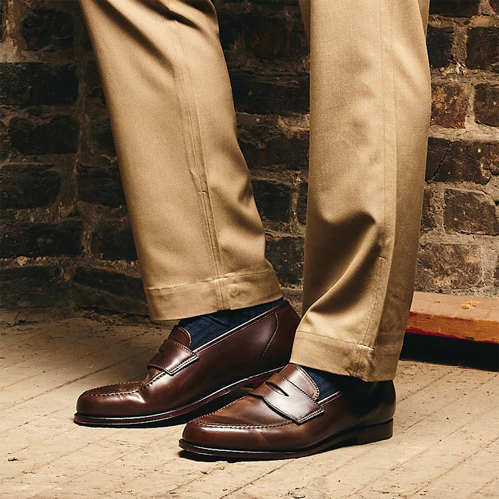 HORWEEN GENUINE SHELL CORDOVAN® - DARK COGNAC - 1.0/2.0mm