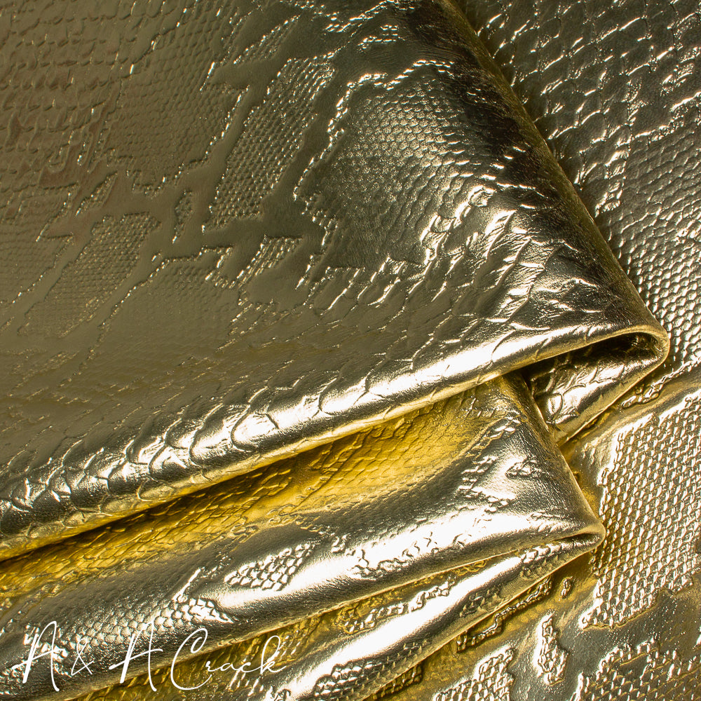 GLACE KID PYTHON - FOIL GOLD - 0.7/0.9mm – A & A Crack & Sons