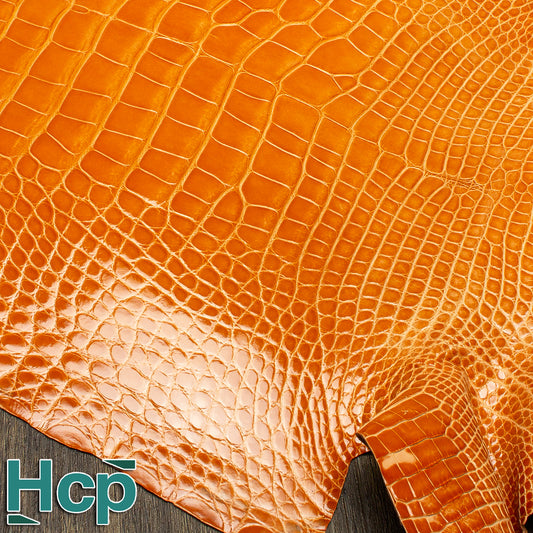 HCP GLAZED ALLIGATOR - JAUNE 1A02