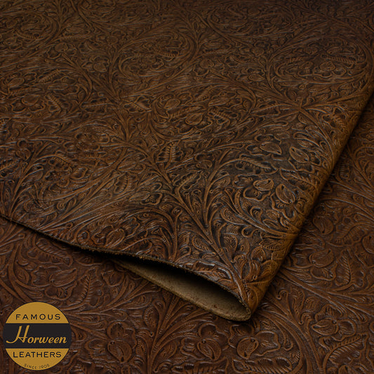 HORWEEN DUBLIN WESTERN FLORAL  - NUT BROWN - 2.0/2.2mm