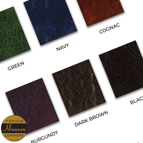 COGNAC HORWEEN ASPEN HORSE (DHF) MEDIUM BROWN LEATHER - 2.0/2.2mm – A ...