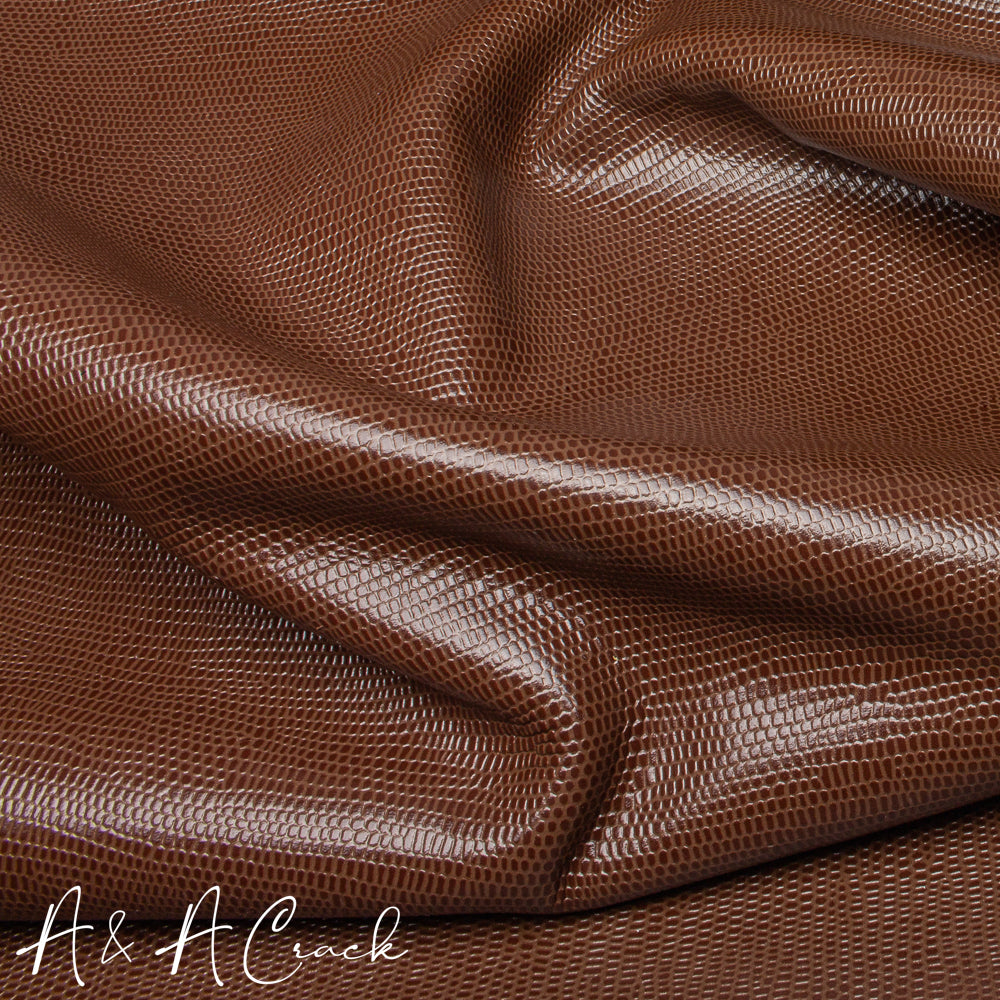 LIZARD PRINT SIDES - CHESTNUT - 1.2/1.4mm