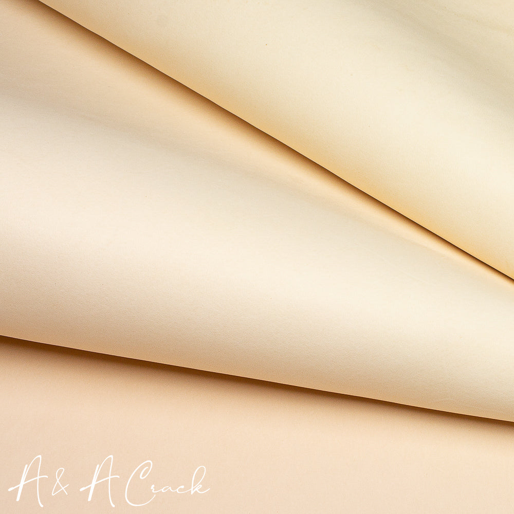 LUXURY VEG TAN DOUBLE BUTTS - NATURAL - 2.0/2.2mm