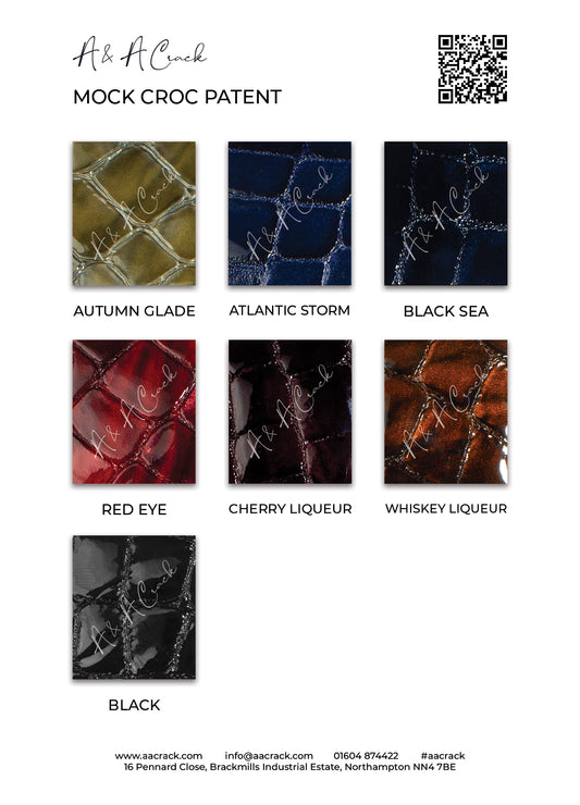 MOCK CROC PATENT - COLOUR CARD