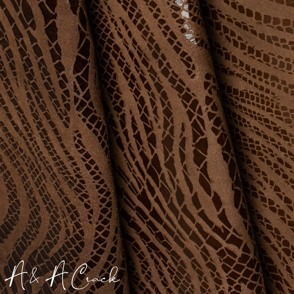 MOSAIC ZEBRA PRINT KID - CEDAR BROWN - 0.6/0.8mm