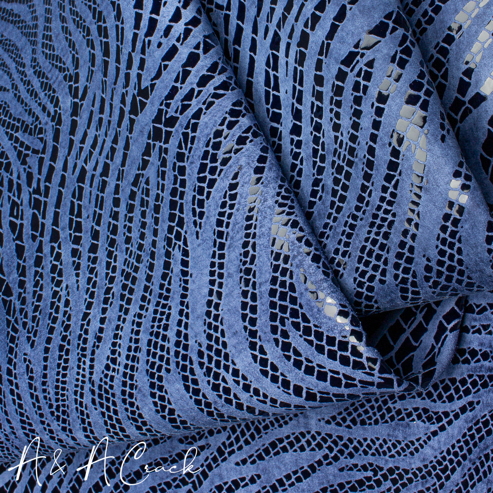 MOSAIC ZEBRA PRINT KID - OCEAN BLUE - 0.6/0.8mm