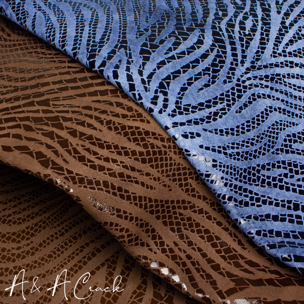 MOSAIC ZEBRA PRINT KID - CEDAR BROWN - 0.6/0.8mm