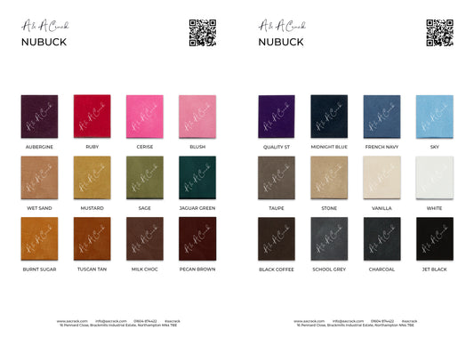 NUBUCK - COLOUR CARD