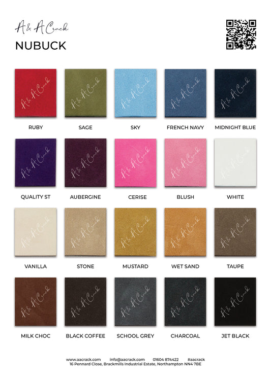NUBUCK - COLOUR CARD