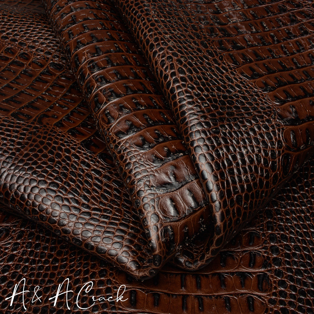 POROSUS WORN MOCK CROC - COCONUT SHELL - 1.2/1.4mm