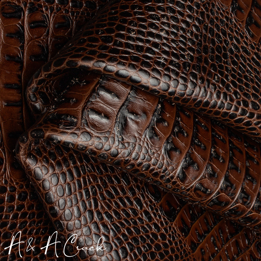 POROSUS WORN MOCK CROC - COCONUT SHELL - 1.2/1.4mm