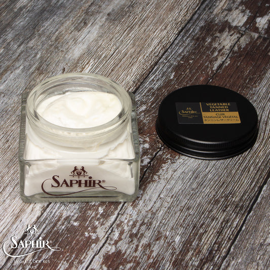 SAPHIR MEDAILLE D'OR - VEGETABLE TANNED LEATHER CREAM JAR - 75ml