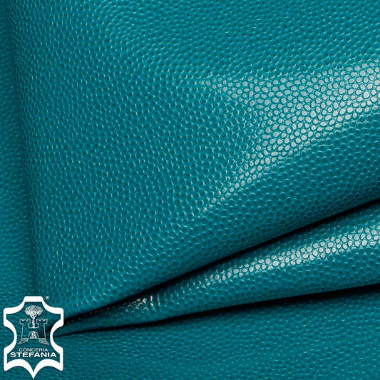 STEFANIA CAVIAR BABYCALF - TEAL - 0.8/1.0mm