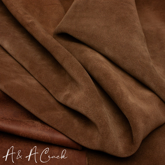 SUEDE REVERSE BULLS - TOBACCO - 2.0/2.2mm