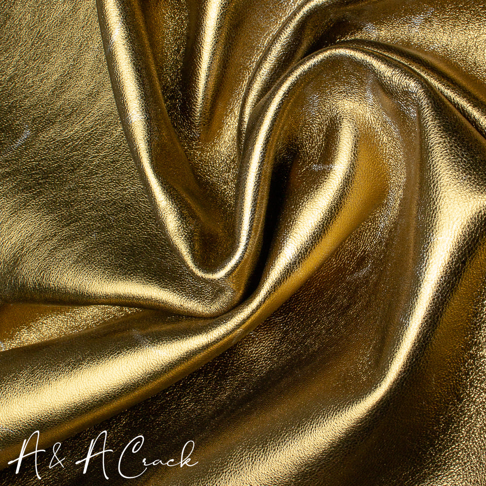 TARNISHED RUB OFF NAPPA LAMB - GOLD/SILVER - 0.5/0.7mm