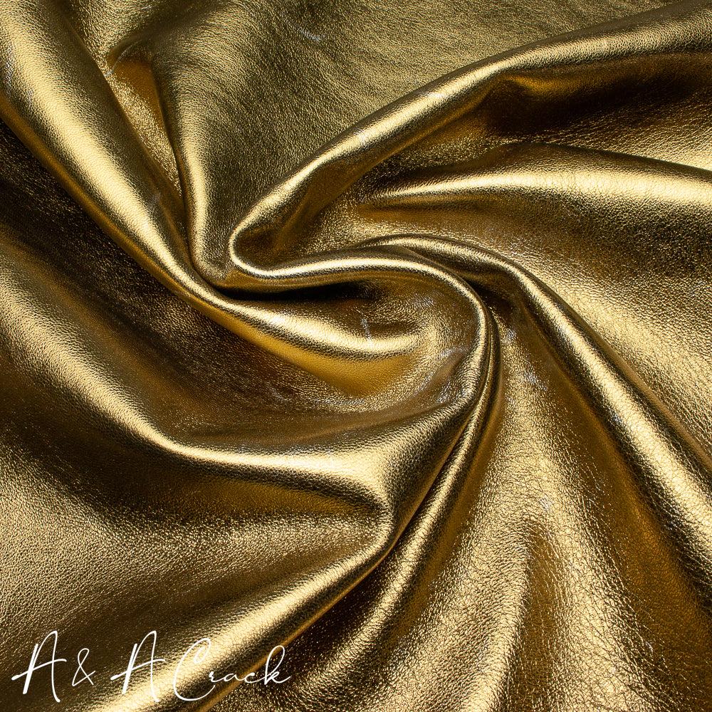 TARNISHED RUB OFF NAPPA LAMB - GOLD/SILVER - 0.5/0.7mm