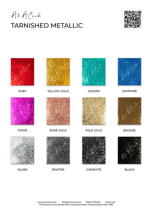 TARNISHED METALLIC - COLOUR CARD