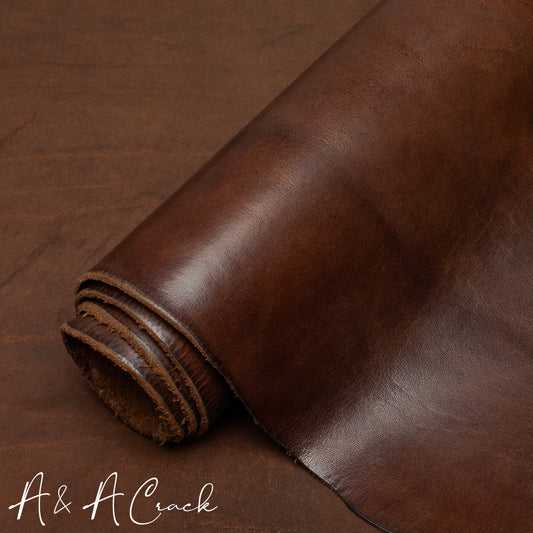 VEG TAN RUSTIC SHOULDER - CHESTNUT - 1.4/1.6mm