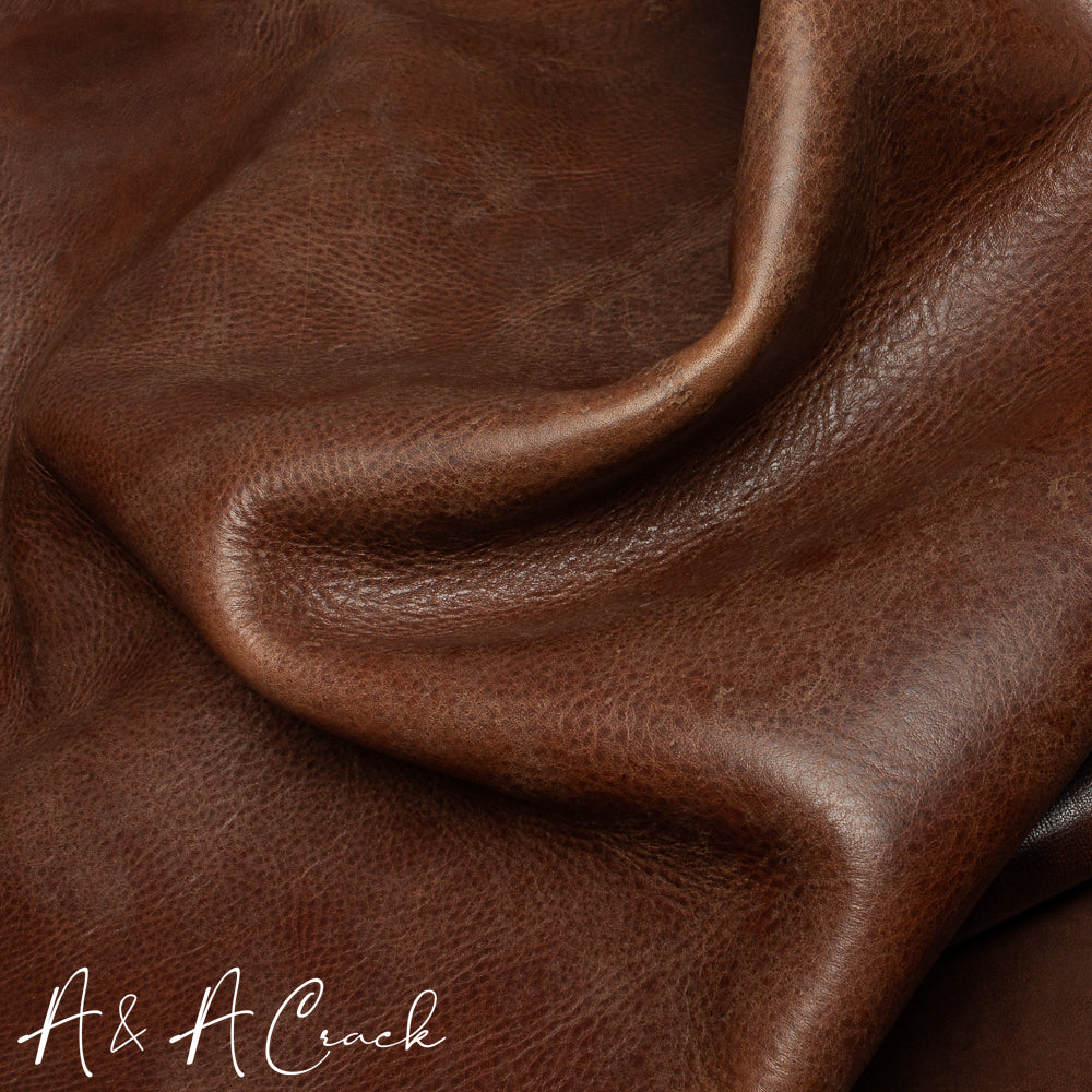 VEG TAN RUSTIC SHOULDER - CHESTNUT - 1.4/1.6mm