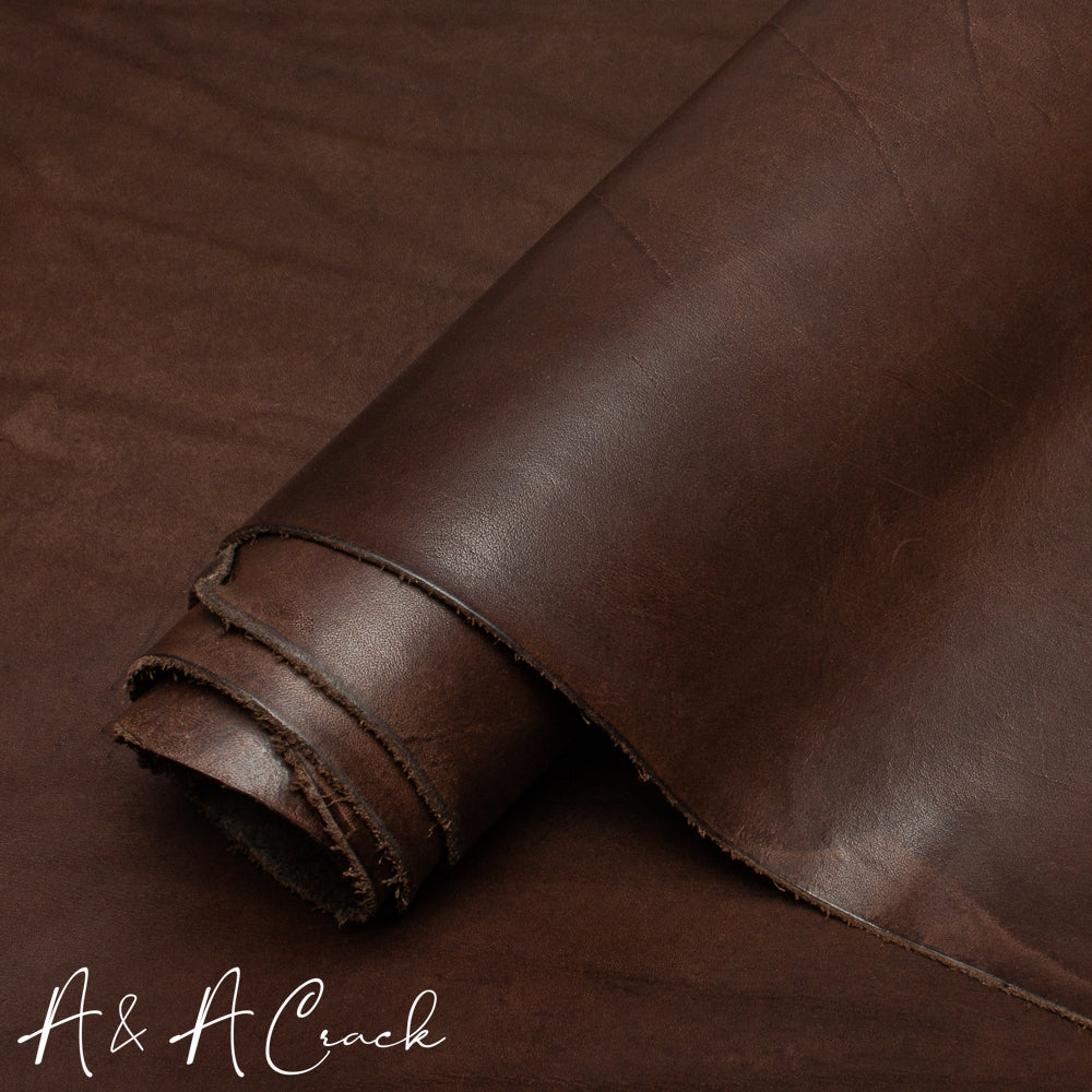 VEG TAN RUSTIC SHOULDER - MOKKA - 1.6/1.8mm